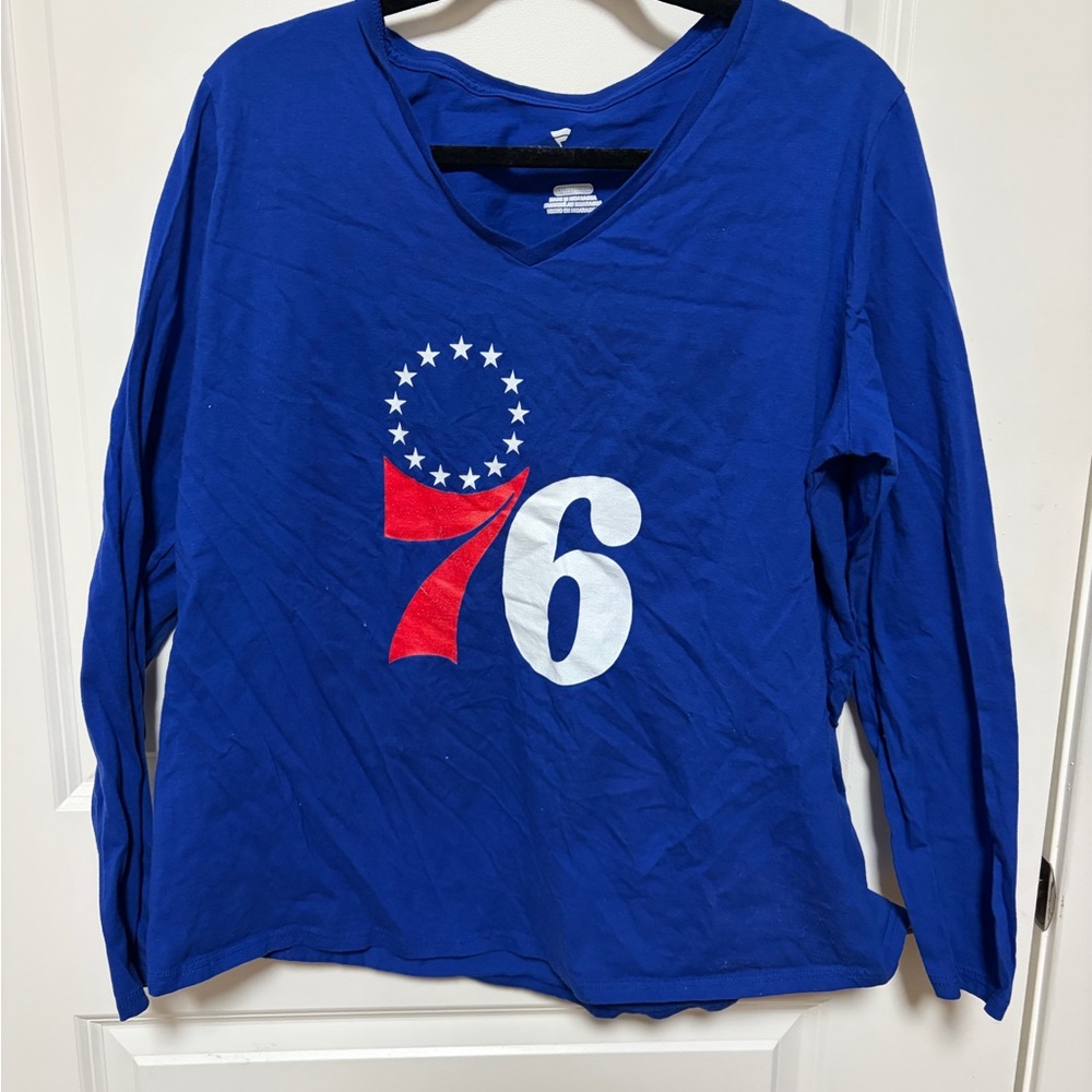 Fanatics Blue Long Sleeve Shirt